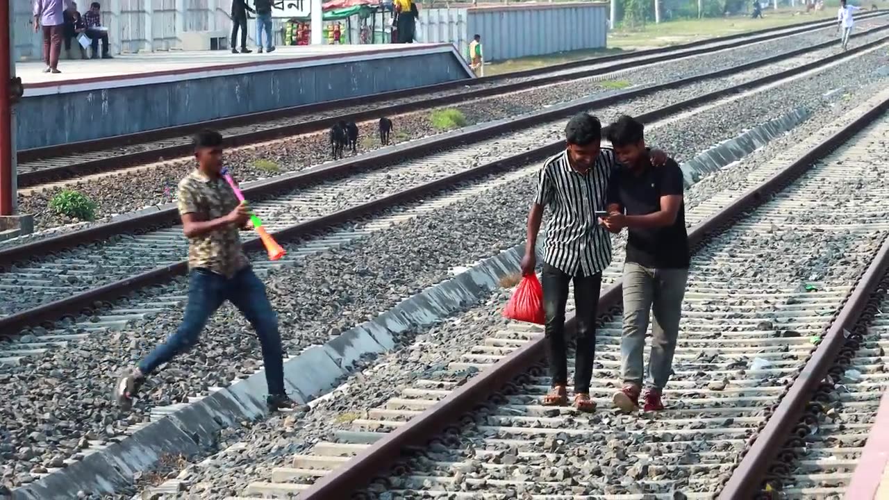 "Caught on Camera: Best Of Train Horn Prank Reaction Compilation"