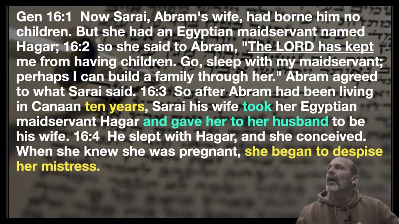 Genesis 16: Hagar Given to Abram