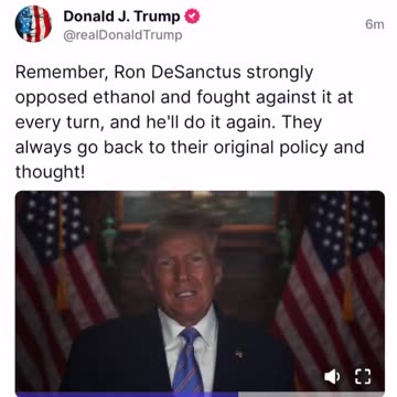 TRUMP❤️🥇IS RIGHT ABOUT TRAITOR RINO RON DE SANTIS🎭💙🇺🇸🤹🏻‍♂️🎪💫