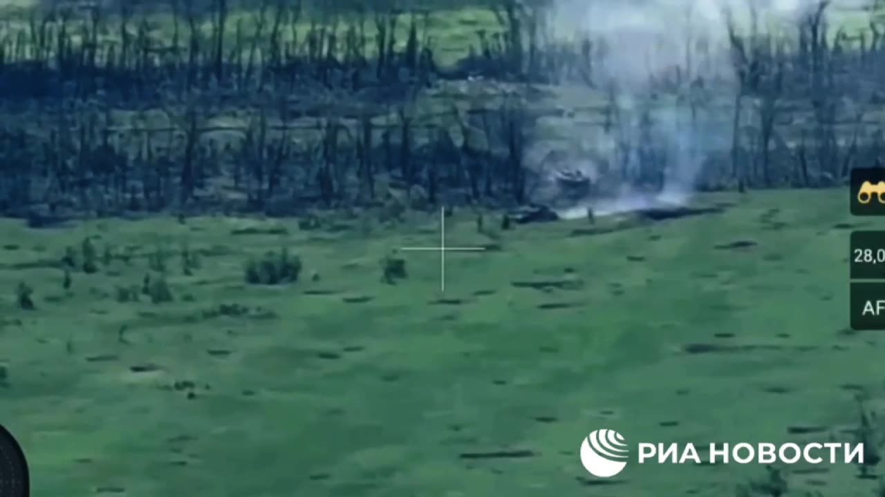 Destruction of Ukrainian tanks and armored personnel carriers on the flank of Bakhmut