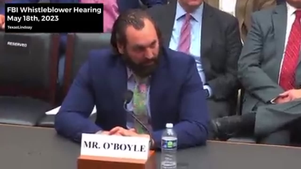 "They Will Crush You" - FBI Whistleblower Garrett O'Boyle Ends Hearing with Chilling Warning