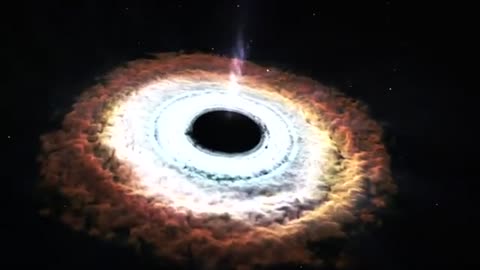 NASA _massive black hole shreds passing Star ⭐