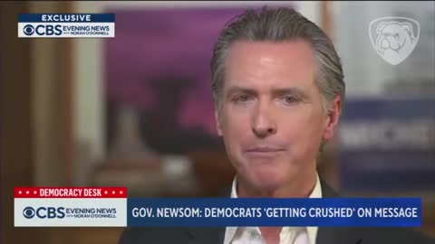Gavin Newsom Acknowledges the Incoming RED WAVE!