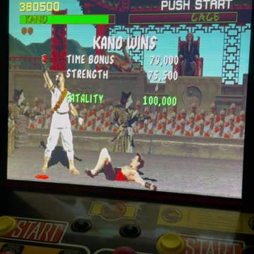 fatality Kano Mortal Kombat Arcade