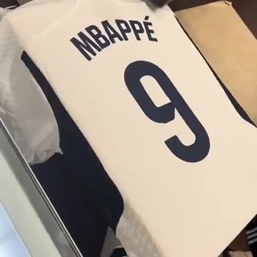 Kylian Mbappe shirt is ready ✅