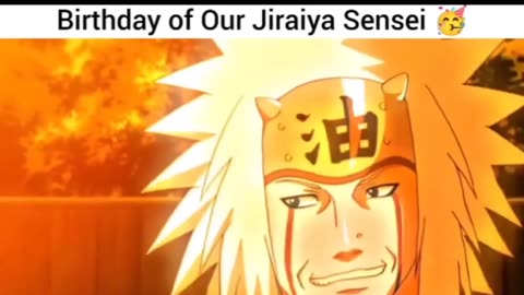 happy baithday jiraya 🎂♥️♥️🥰