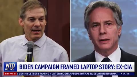 Ex CIA Official: Hunter Laptop Story Framed By Blinken