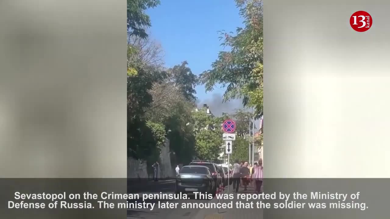 New footage from Russians’ headquarters hit by British "Storm Shadow" missiles in Crimea