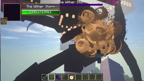 Herobrine vs all Creepypasta mobs and Wither Storm part 4