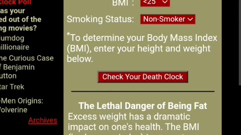 The death clock.