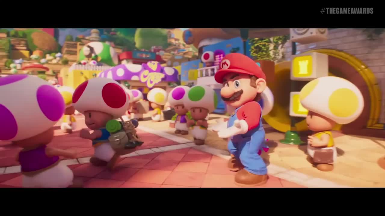 The Super Mario Bros. Mushroom Kingdom Movie Clip _ The Game Awards 2022