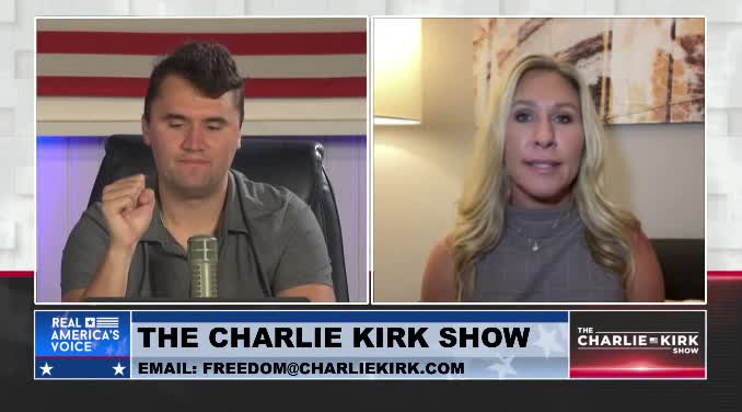 MTG to Charlie Kirk: The Democrats are the real antisemites