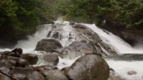 Alpine Waterfall