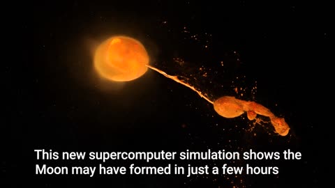 New Supercomputer Simulation Sheds Light on Moon's Origin Nasa