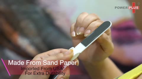 Folding Double Emery Board Nail Filer With Nail Protector