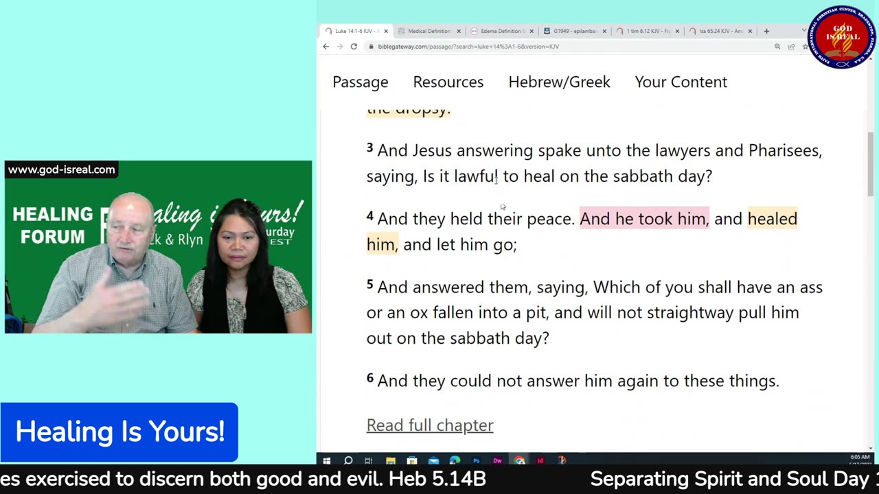 Healing Is Yours 05-13-2023 The 28th Healing Miracle of Jesus - Pastor Chuck Kennedy