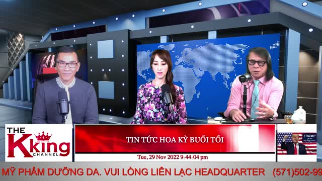 TIN TỨC HOA KỲ BUỔI TỐI - 11/29/2022 - The KING Channel