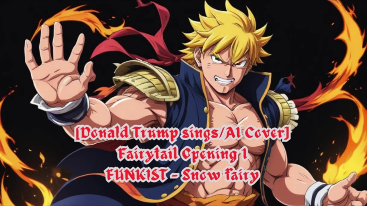 [Donald Trump sings/AI Cover] Fairy tail Opening 1 Funkist - Snow Fairy