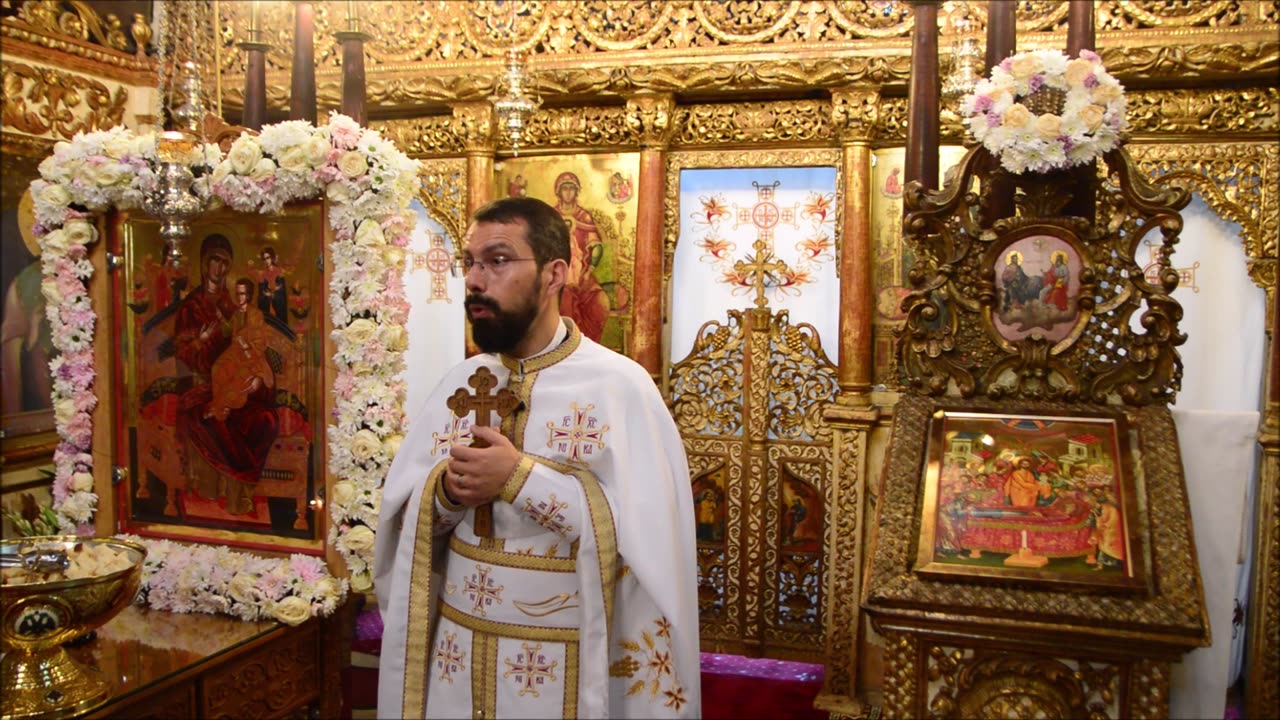 Biserica Sfinții Apostoli - predică la Adormirea Maicii Domnului