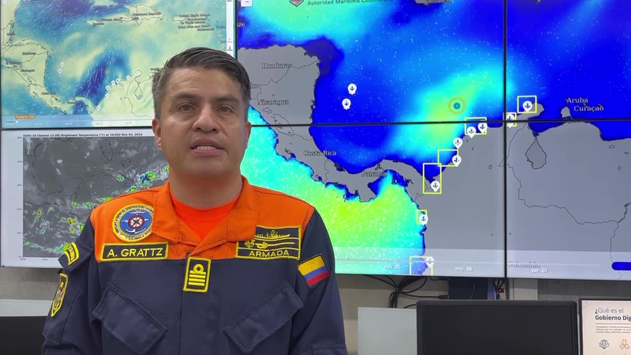 Capitán de Navío Alexis Grattz, director CIOH Caribe.