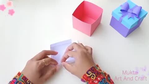 DIY Gift Box / How to make Gift Box ? Easy Paper Crafts Idea