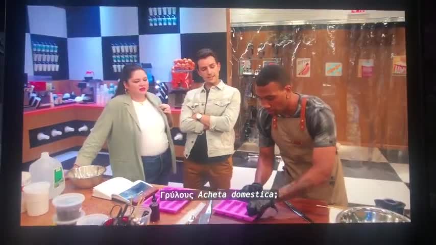 εντομοφαγία σε show ζαχαροπλαστικής