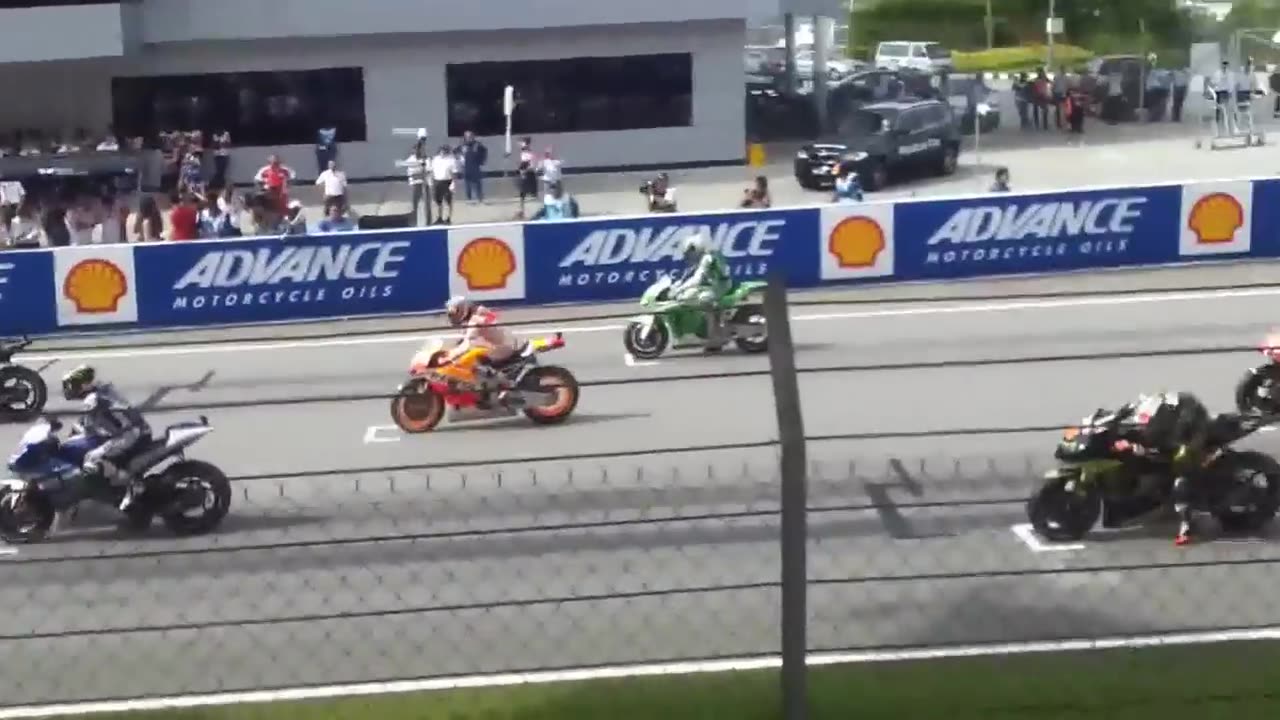 MotoGP Sepang Starting Grid Sound