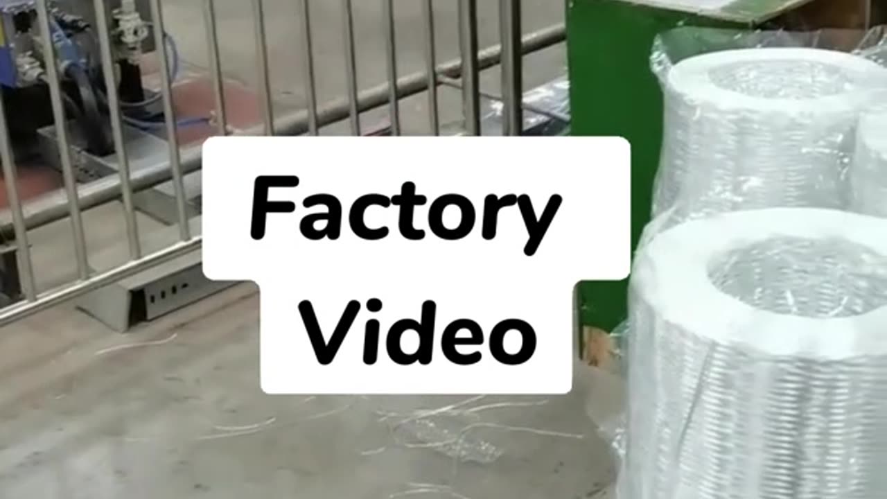 Real video of fiberglass manufacturer's factory