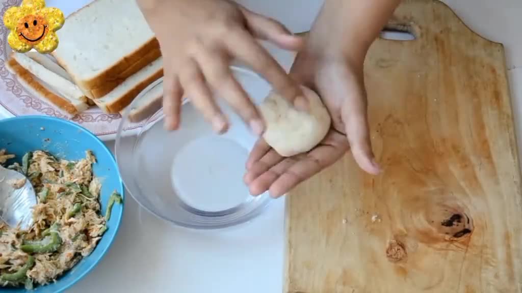 chicken🍗 bread ball recipe