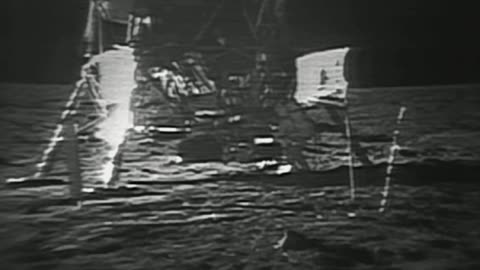 Restored Apollo 11 Moonwalk - Original NASA EVA Mission Video - Walking on the Moon