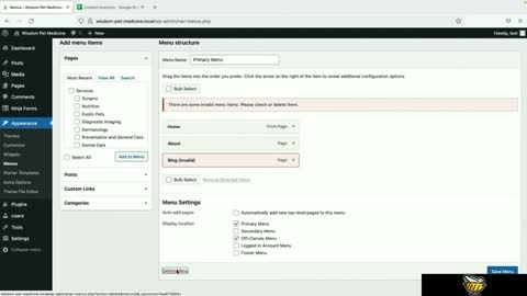Add a custom menu