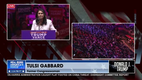 Tulsi Gabbard’s FULL Speech at Trump’s MSG Rally