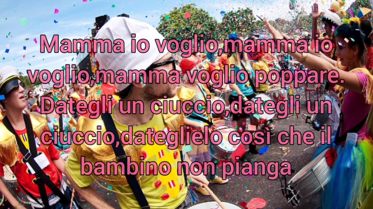 "Mamãe eu quero"-traduzione in italiano