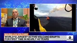 World’s largest active volcano erupts in Hawaii