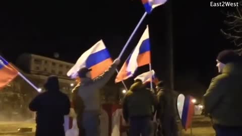 Putin's army seen on the ground inside Ukraine in Donetsk and Luhansk republic