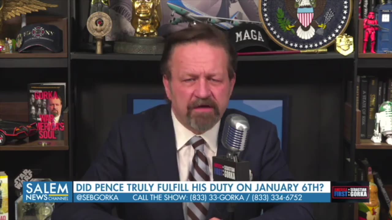 Gorka: Pence is lying about January 6th.