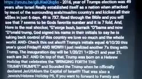 TRUMP 777 ANOINTED BY GOD!!!