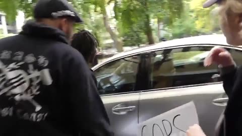 Oct 6 2018 Portland 1.2 antifa take over the streets and attack an elderly driver