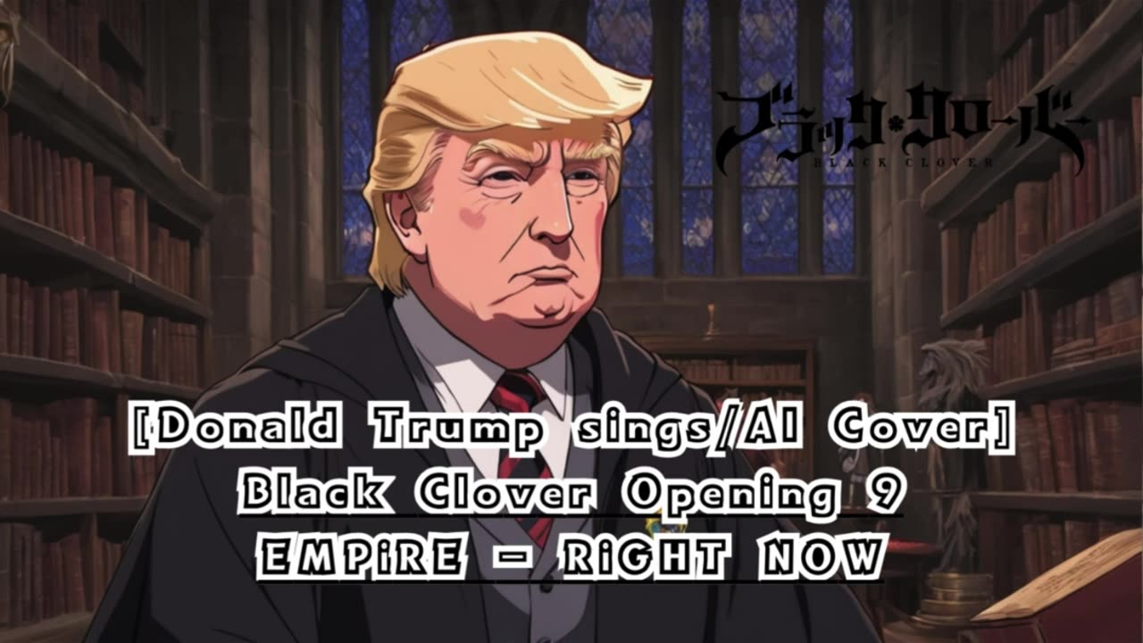 [Donald Trump sings/AI Cover] Black Clover Opening 9 EMPiRE - RiGHT NOW