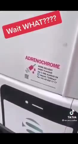 WAIT - WHAT? - ADRENOCHROME FOR SALE IN DAVOS - DEEPSTATE SWISS