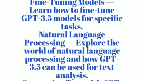 OpenAI GPT For Python Developers