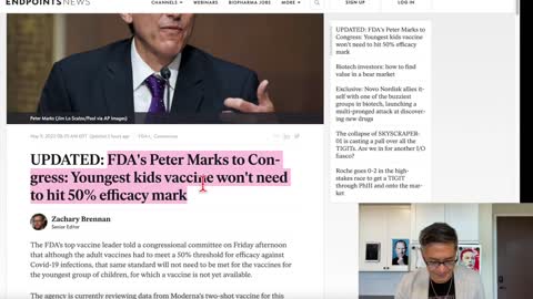 FDA's Peter Marks: Youngest kids Covid Vaccines won't need to hit 50% efficacy mark