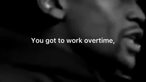 To be the best you got to work overtime!💯 Spoken by Floyd Mayweather