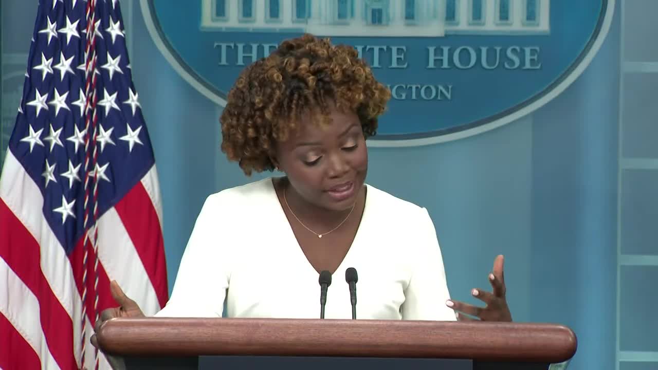 Karine Jean-Pierre holds a news conference. - Wednesday November 30, 2022
