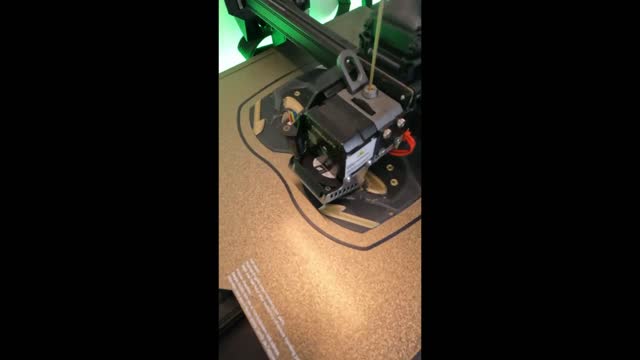 Close up 3D printing Flame Dragon 3D