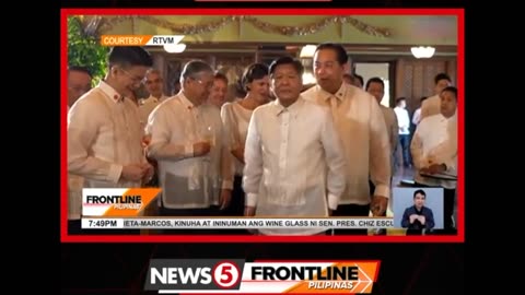 News 5 PH on TikTok: Senate President Waiting on Philippine First Lady! A First!