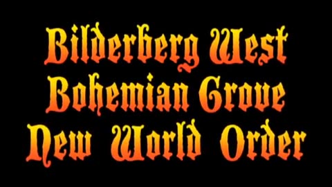 Illuminazi Bilderberg West Bohemian Grove - Anthony J Hilder, Robert Hammond