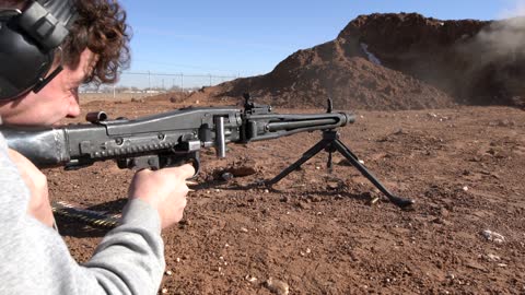 Underground Ordnance Machine Gun Shoot