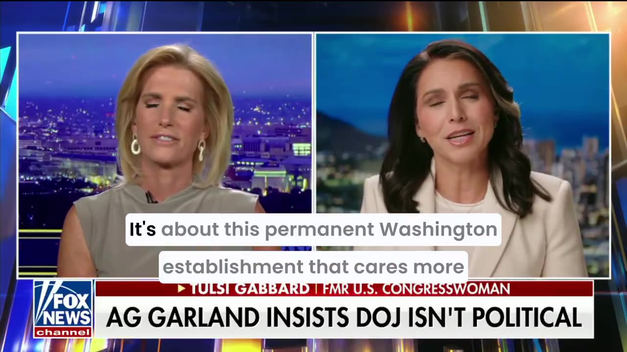 Tulsi Gabbard talks about being placed on a domestic terror watchlist just one day after criticizing Kamala Harris