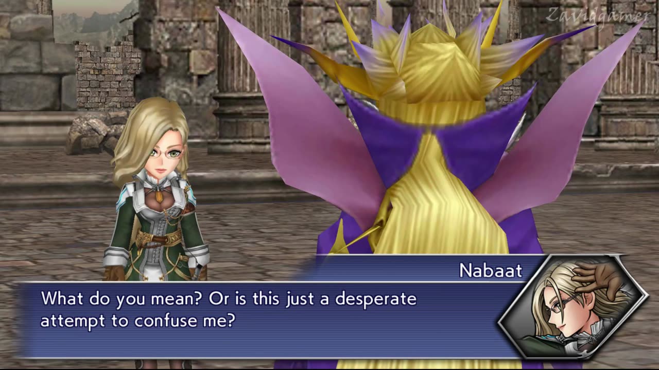 DFFOO Cutscenes Lost Chapter 100 Jihl Nabaat a thin, icy smile (No gameplay)